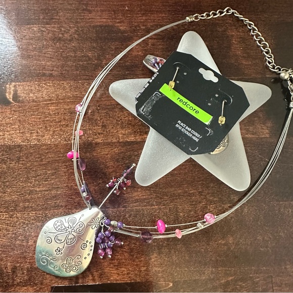 NWT Chicos necklace & earring set - Picture 2 of 9